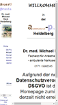 Mobile Screenshot of die-anaesthesie-praxis.de